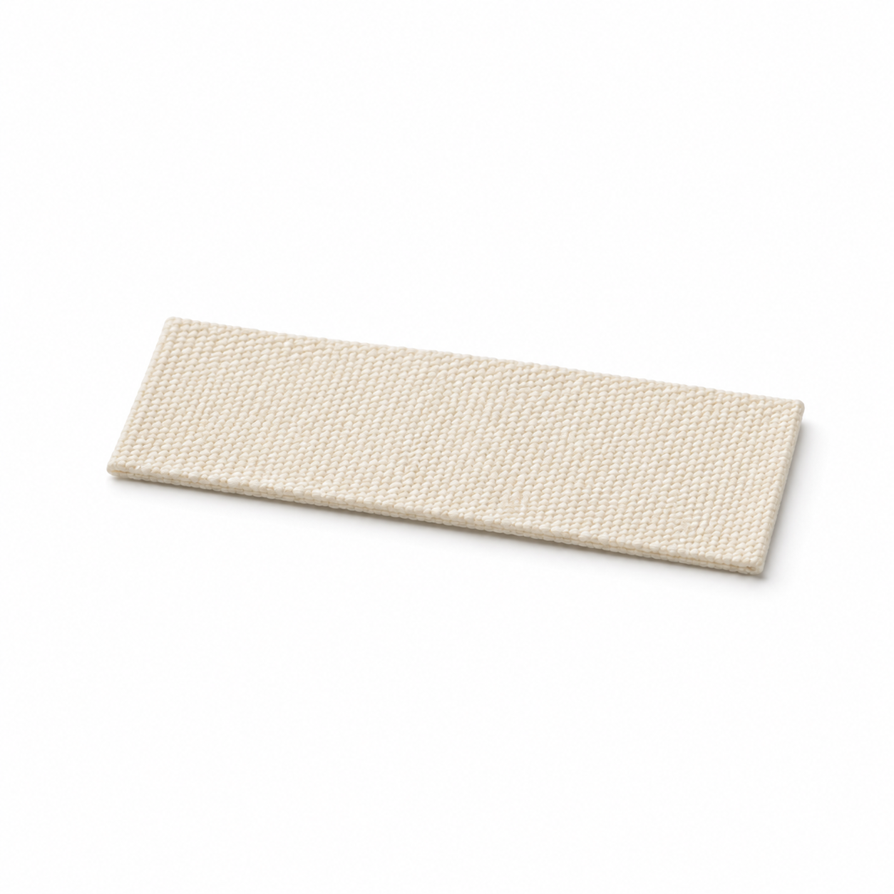 Étiquette en coton écru imprimée 40 × 40 mm – Image 2