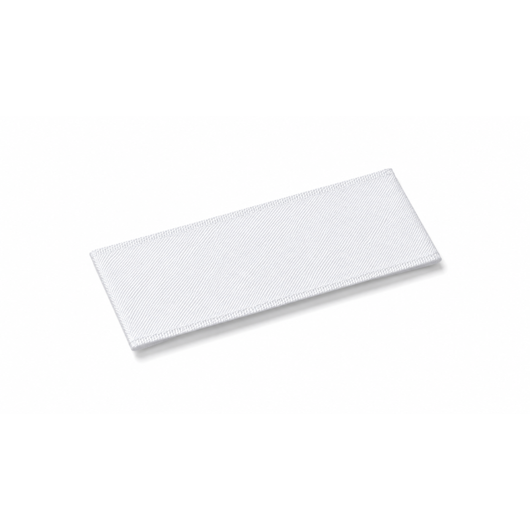 Étiquette tissée personnalisée 30 × 70 mm avec plis aux extrémités – Image 2