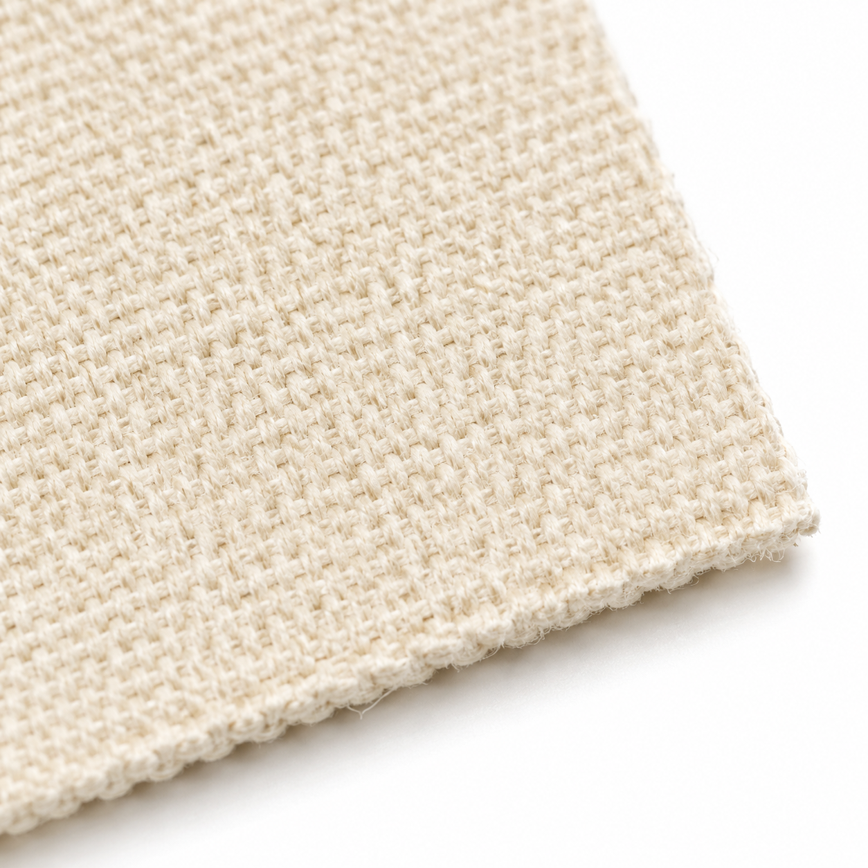 Étiquette en coton écru imprimée 40 × 40 mm – Image 3