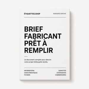 Ressources gratuit - Brief fabricant prêt à remplir