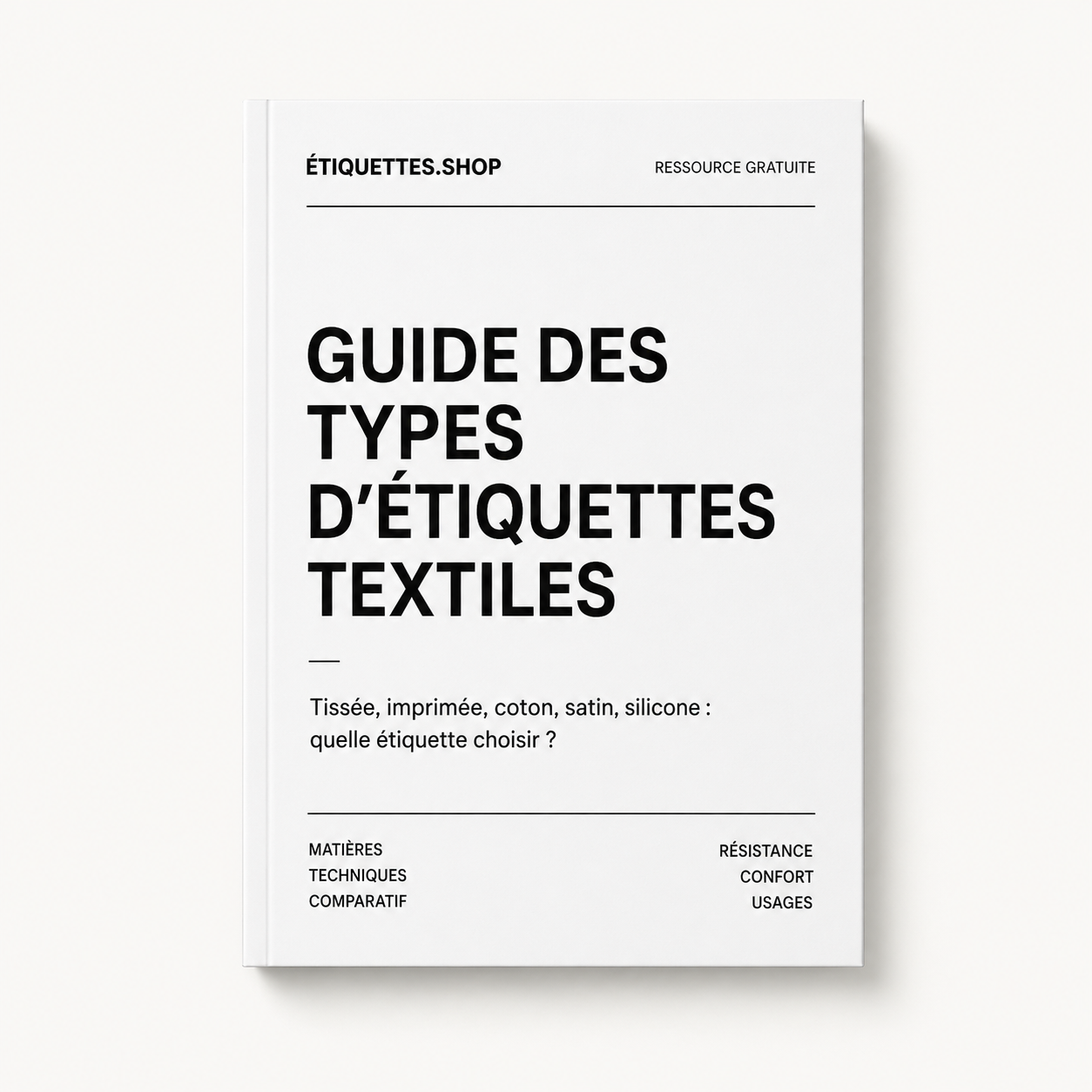 Ressources gratuit - Guide des types d’étiquettes textiles