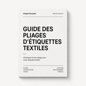 Ressource gratuit - Guide des pliages d’étiquettes textiles