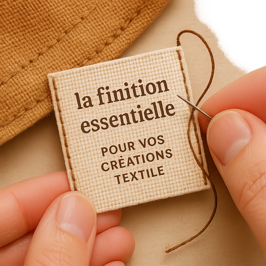 Étiquette à coudre : la finition essentielle pour vos créations textile ...