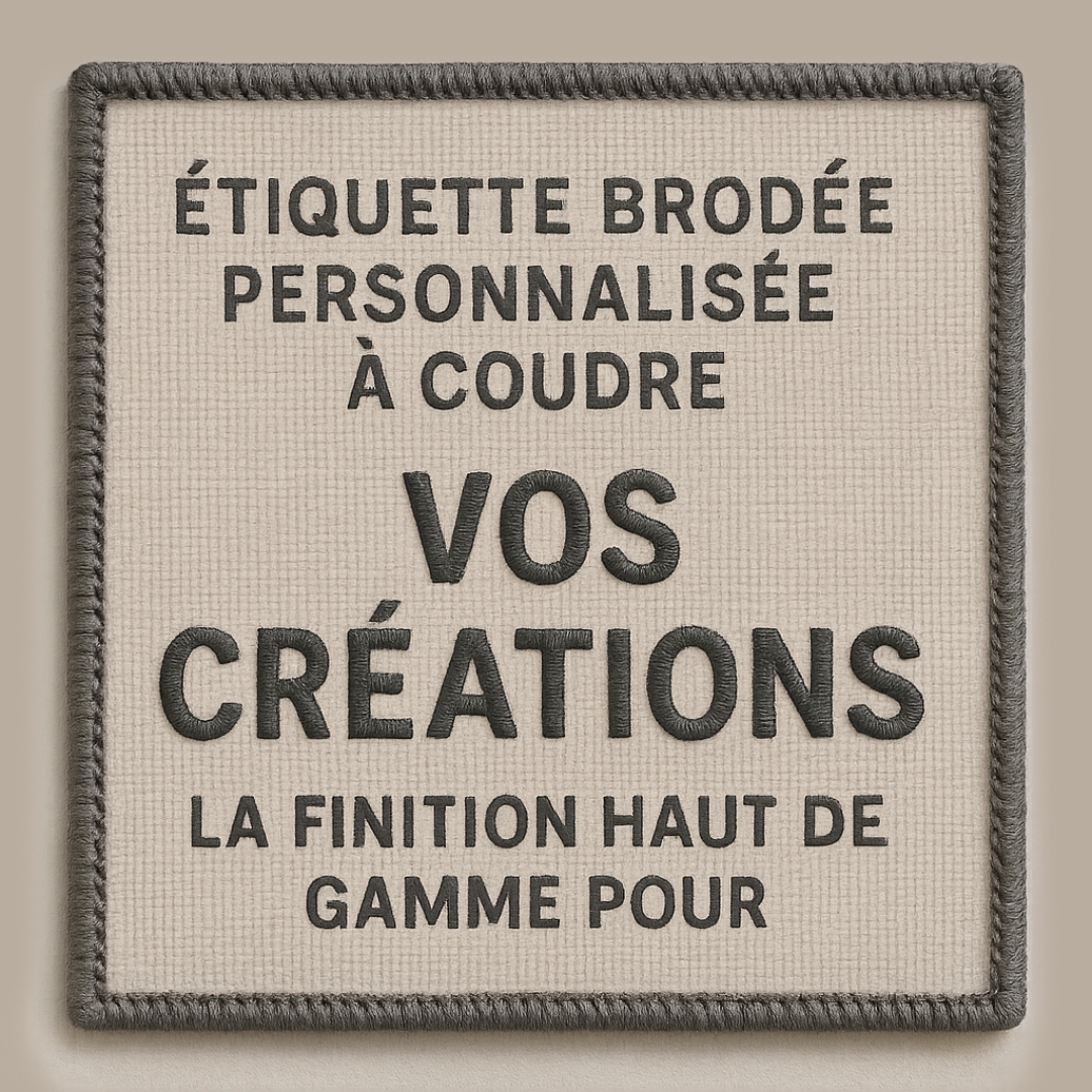 200 étiquettes Tissu Personnalisées – Prénom Sur Mesure – Couture & Lavage